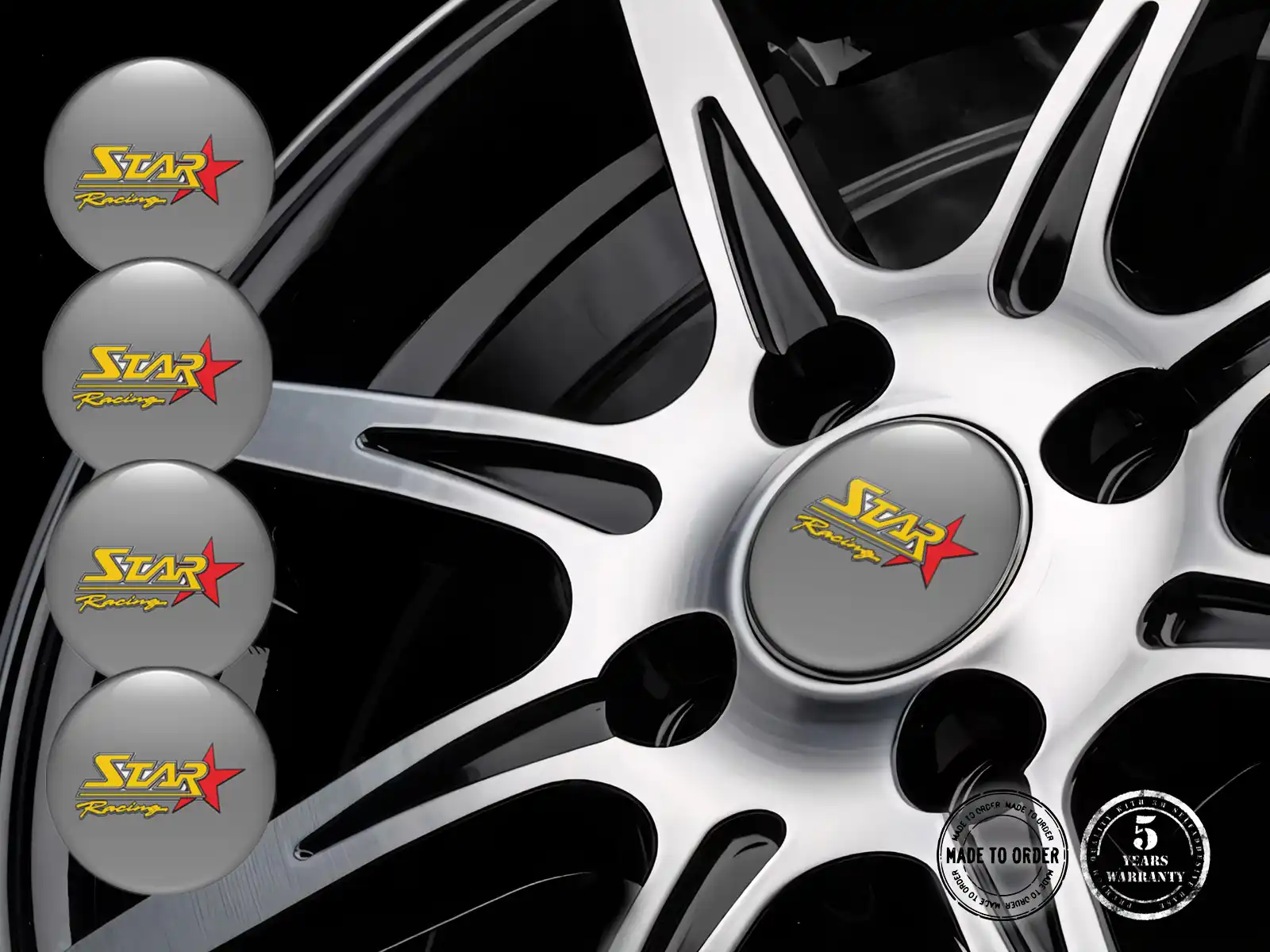Domed Badges Logo Limited Sports Dynamic Drift Grid
